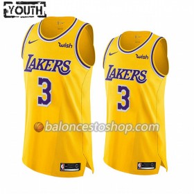 Camiseta Niños NBA Los Angeles Lakers Anthony Davis 3 2019-20 Nike Icon Edition Swingman
